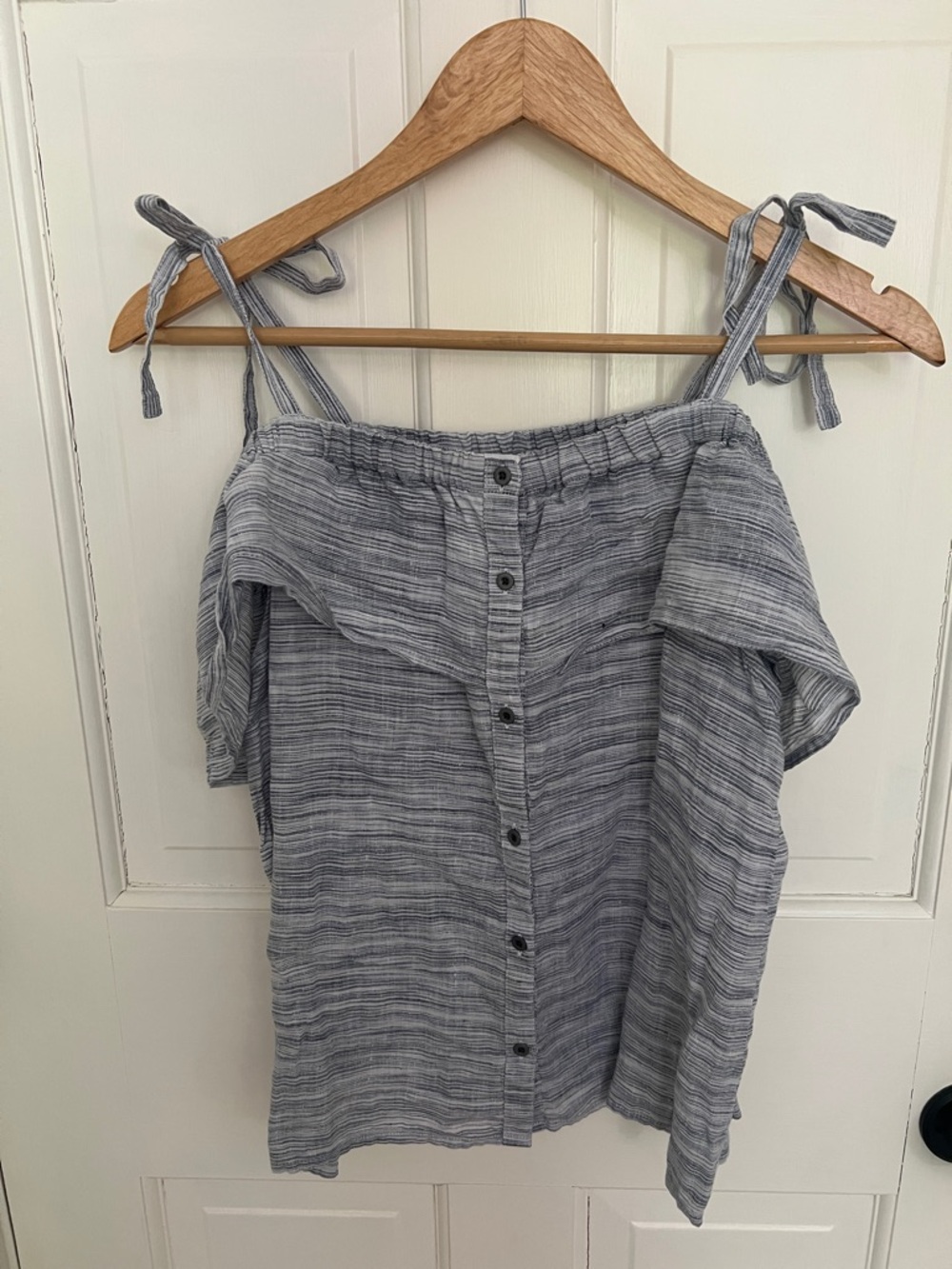 Lucky Brand Linen Off the Shoulder Top